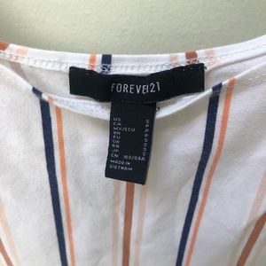Stripped Crop Top - Forever 21